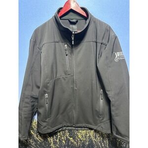 OOBE Men's Soft Shell‎ Zip Jacket W/ Stitched Logo Large